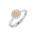 Round Morganite Ring