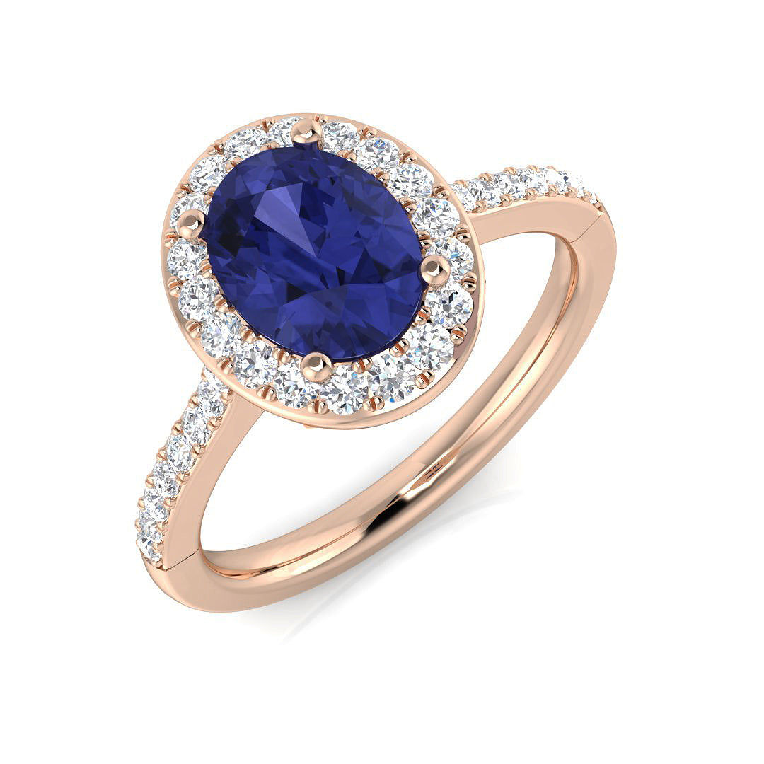 Oval Tanzanite Ring