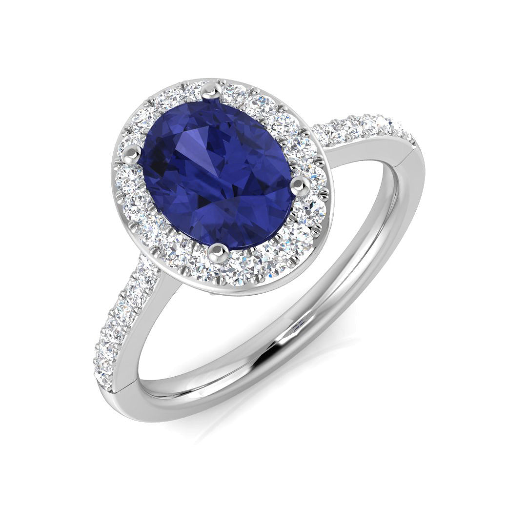 Oval Tanzanite Ring