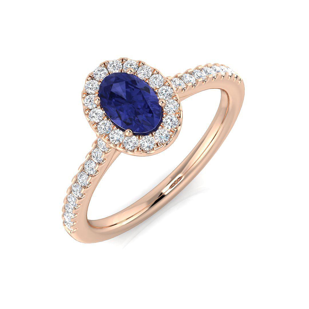 Oval Tanzanite Ring