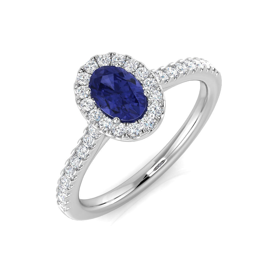 Oval Tanzanite Ring