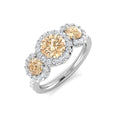 Round Gemstone Ring