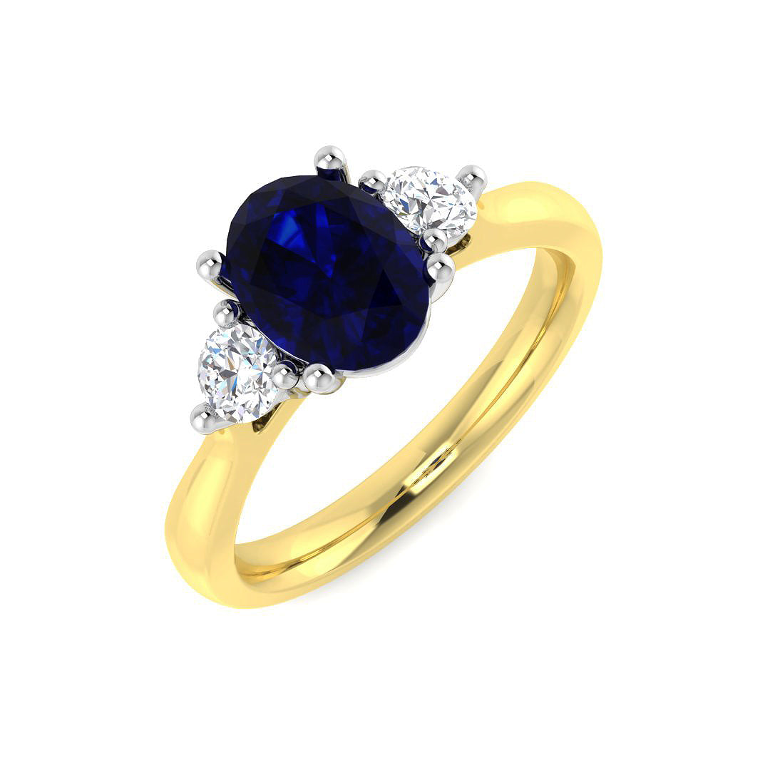Oval Gemstone Ring