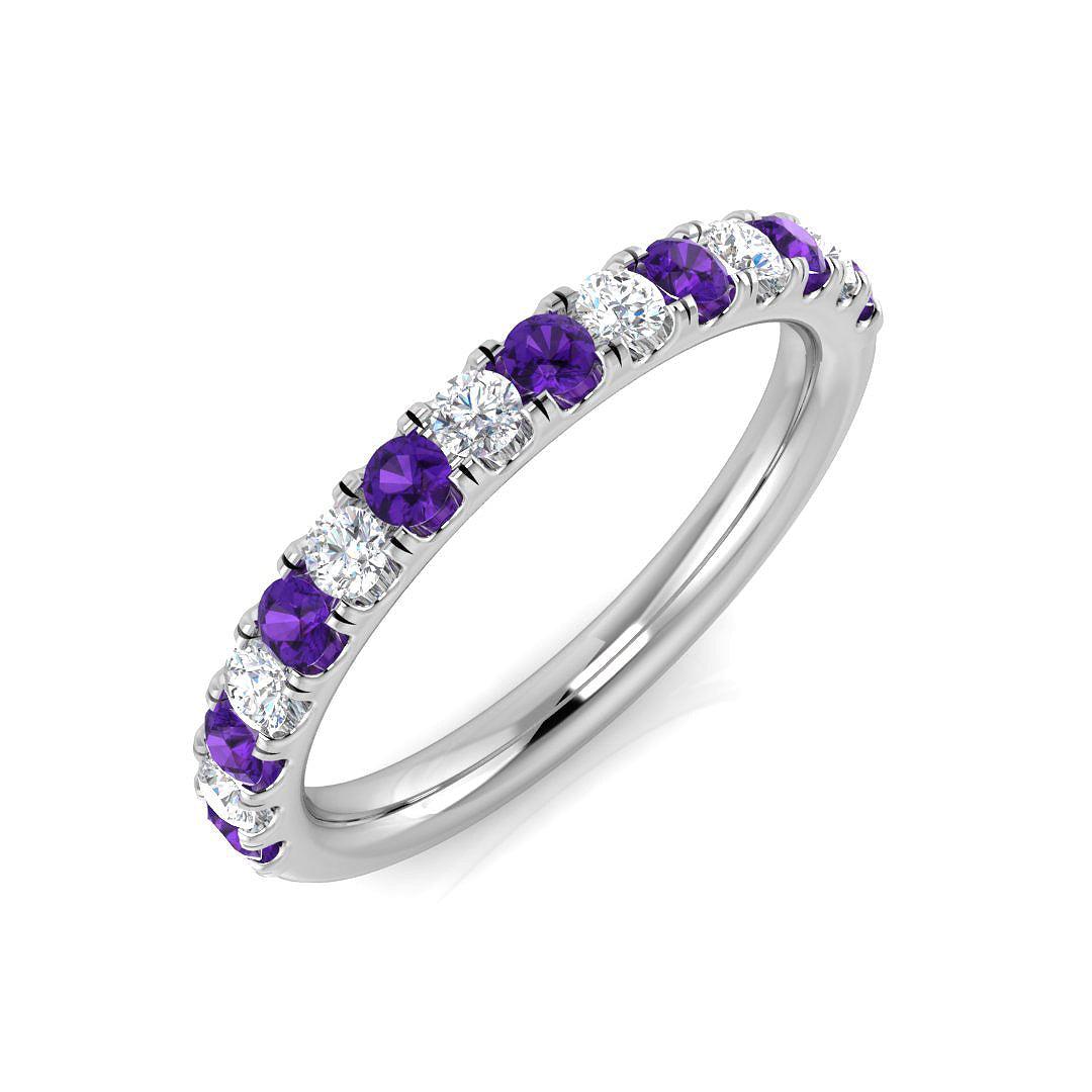 Round Gemstone Ring