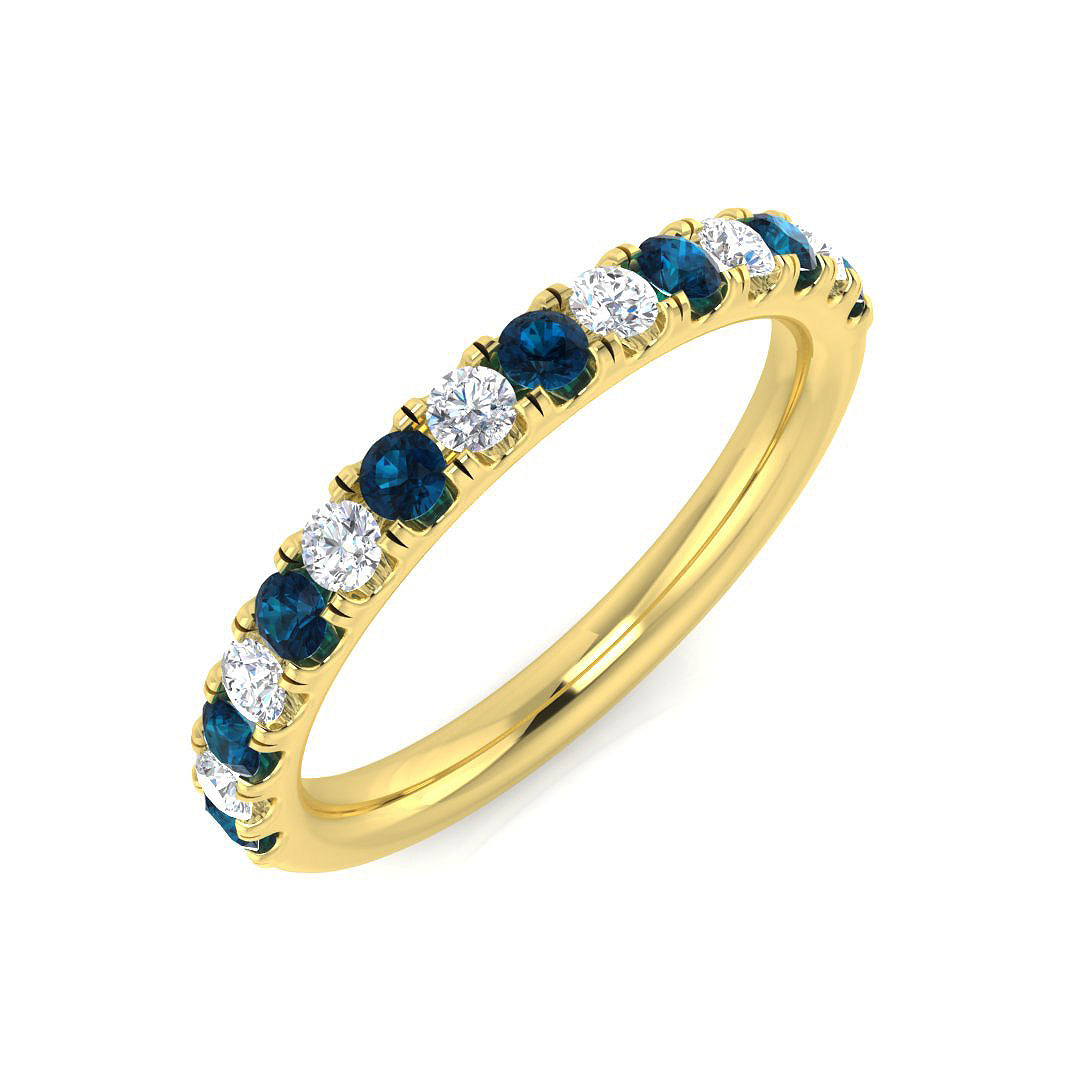 Round Gemstone Ring