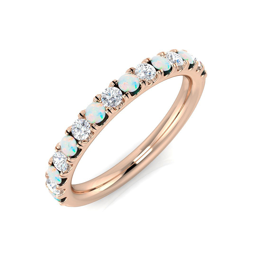 Round Gemstone Ring