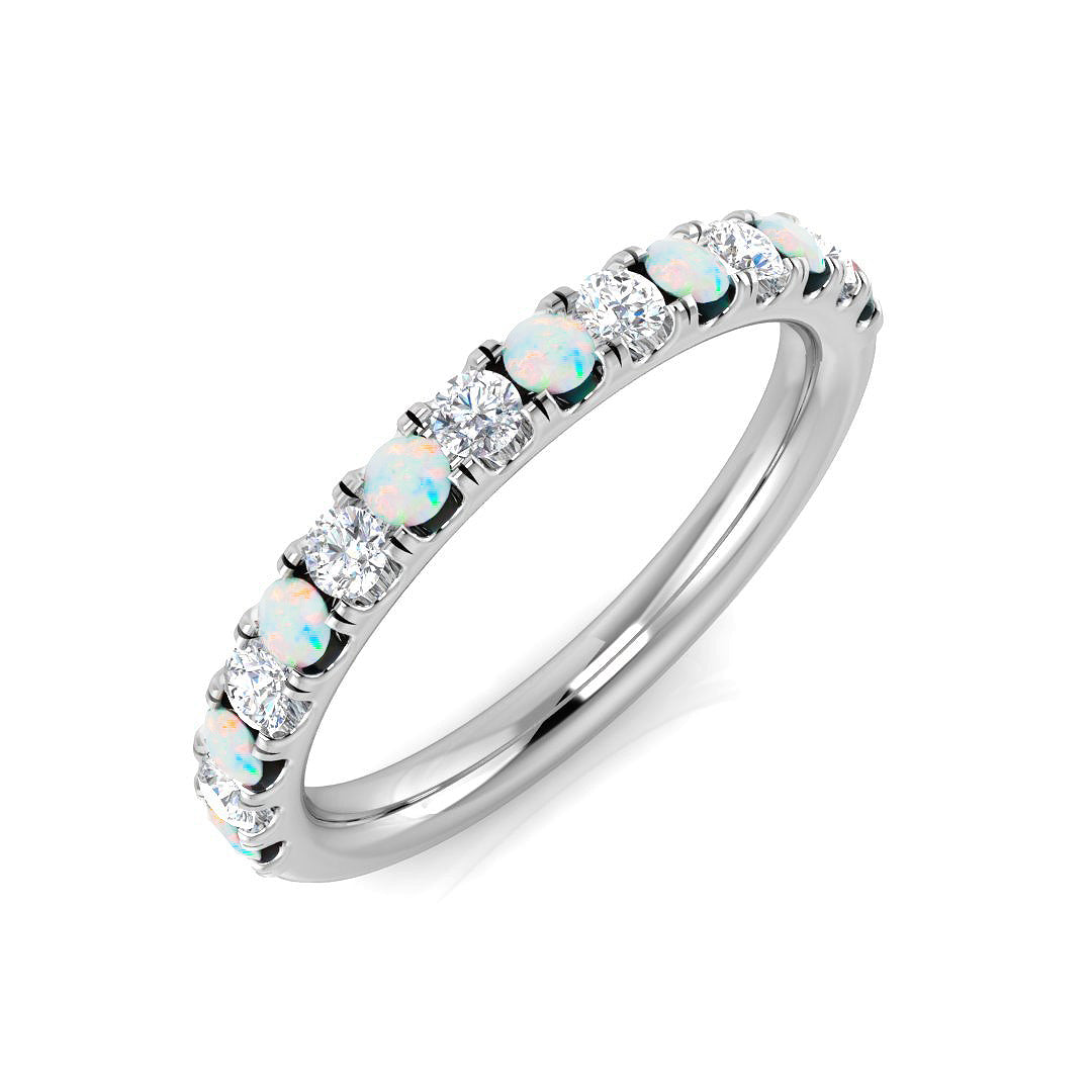Round Gemstone Ring