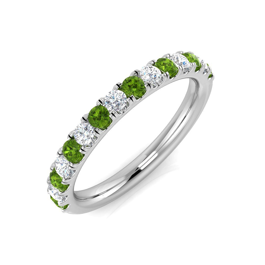 Round Gemstone Ring