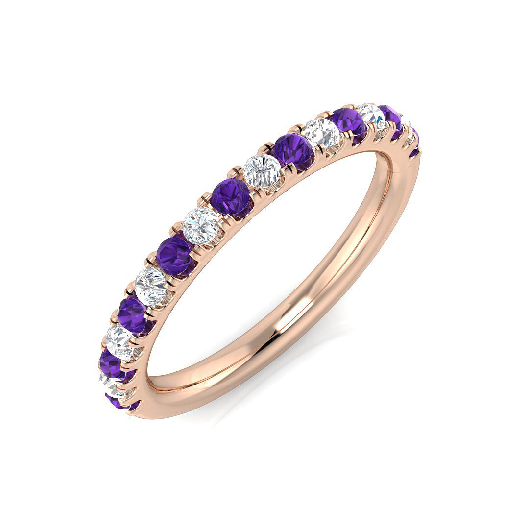 Round Gemstone Ring