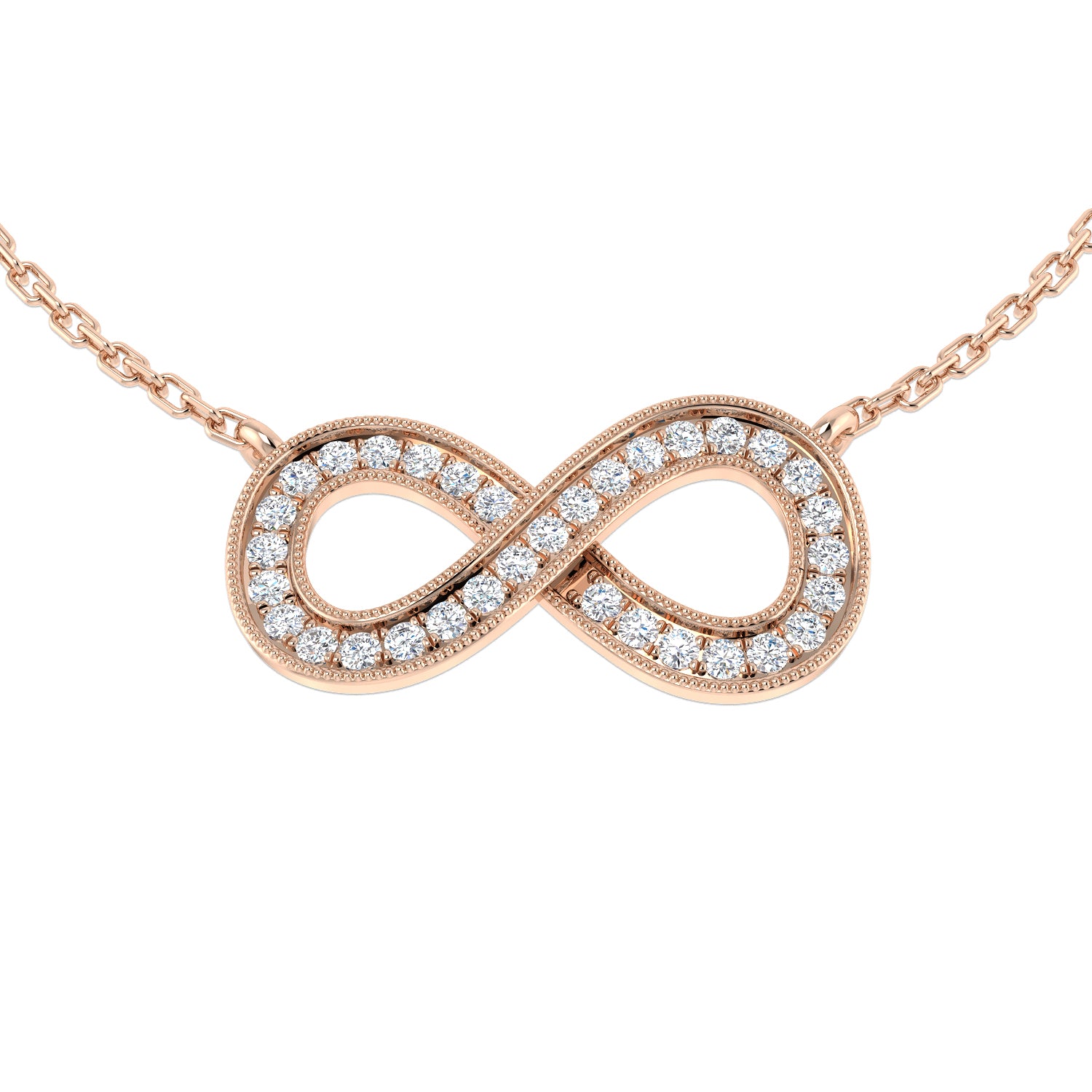 Round Diamond Necklace