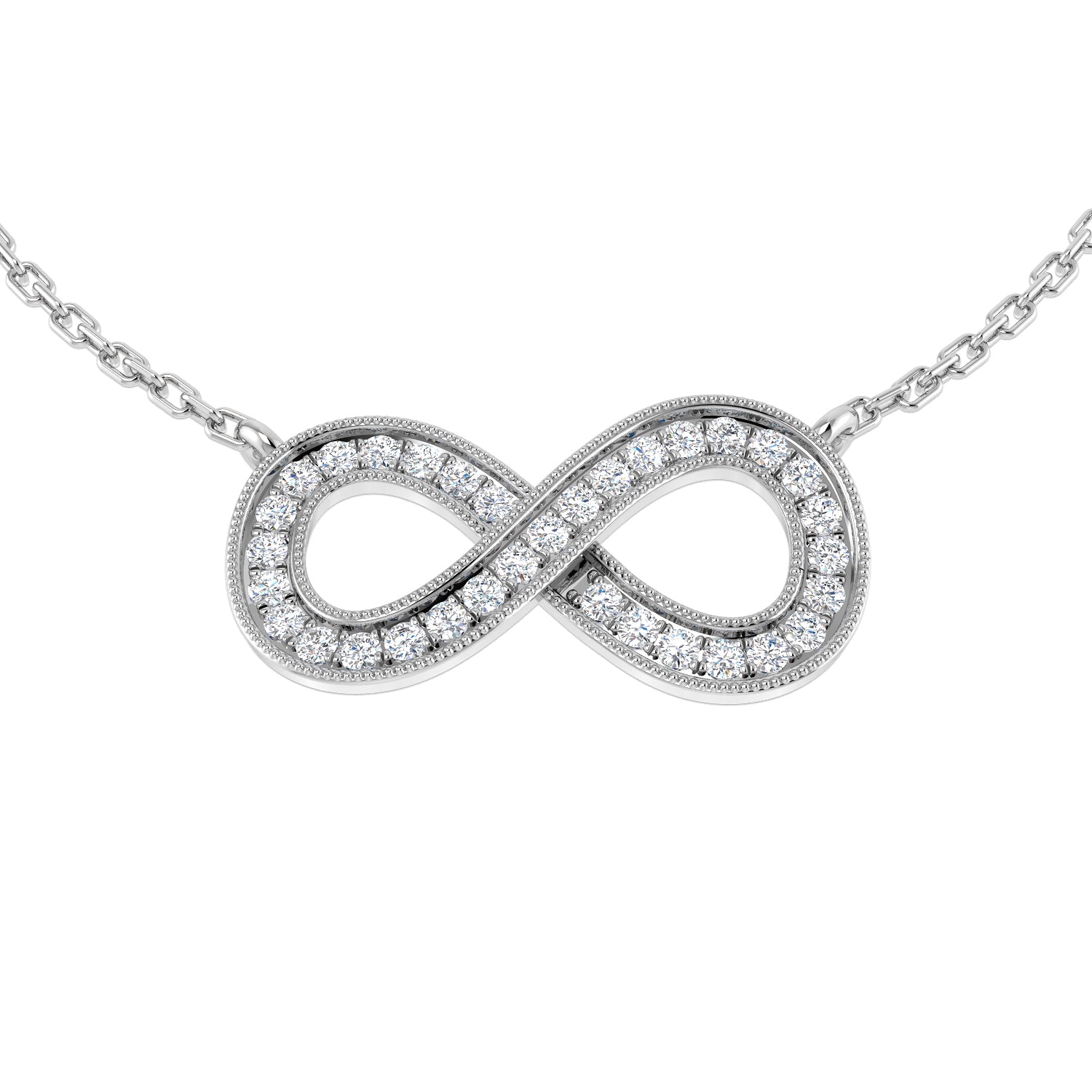 Round Diamond Necklace