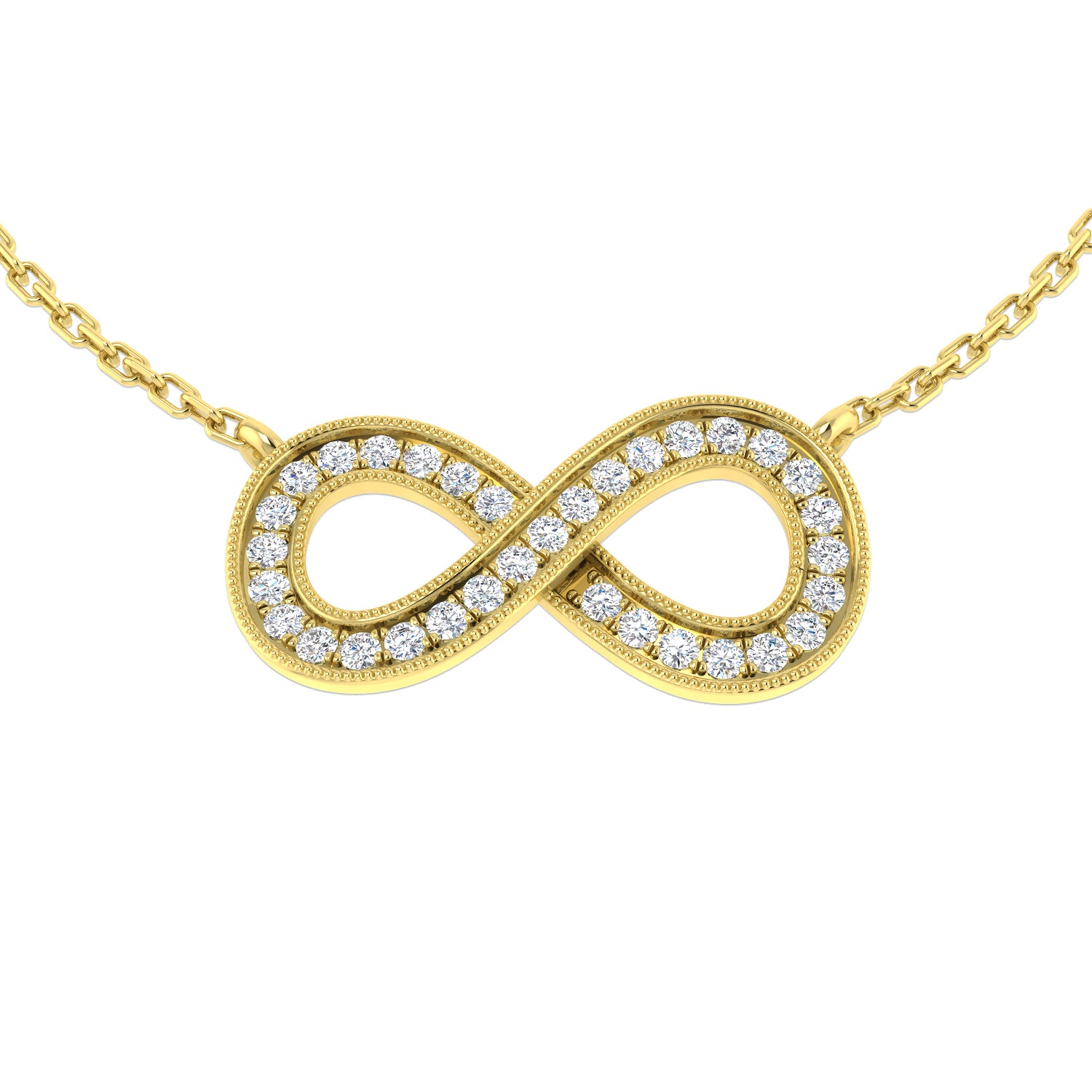 Round Diamond Necklace