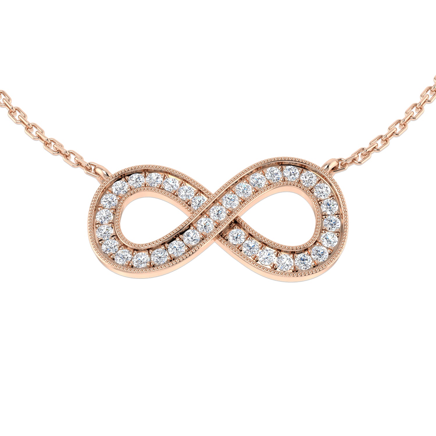 Round Diamond Necklace