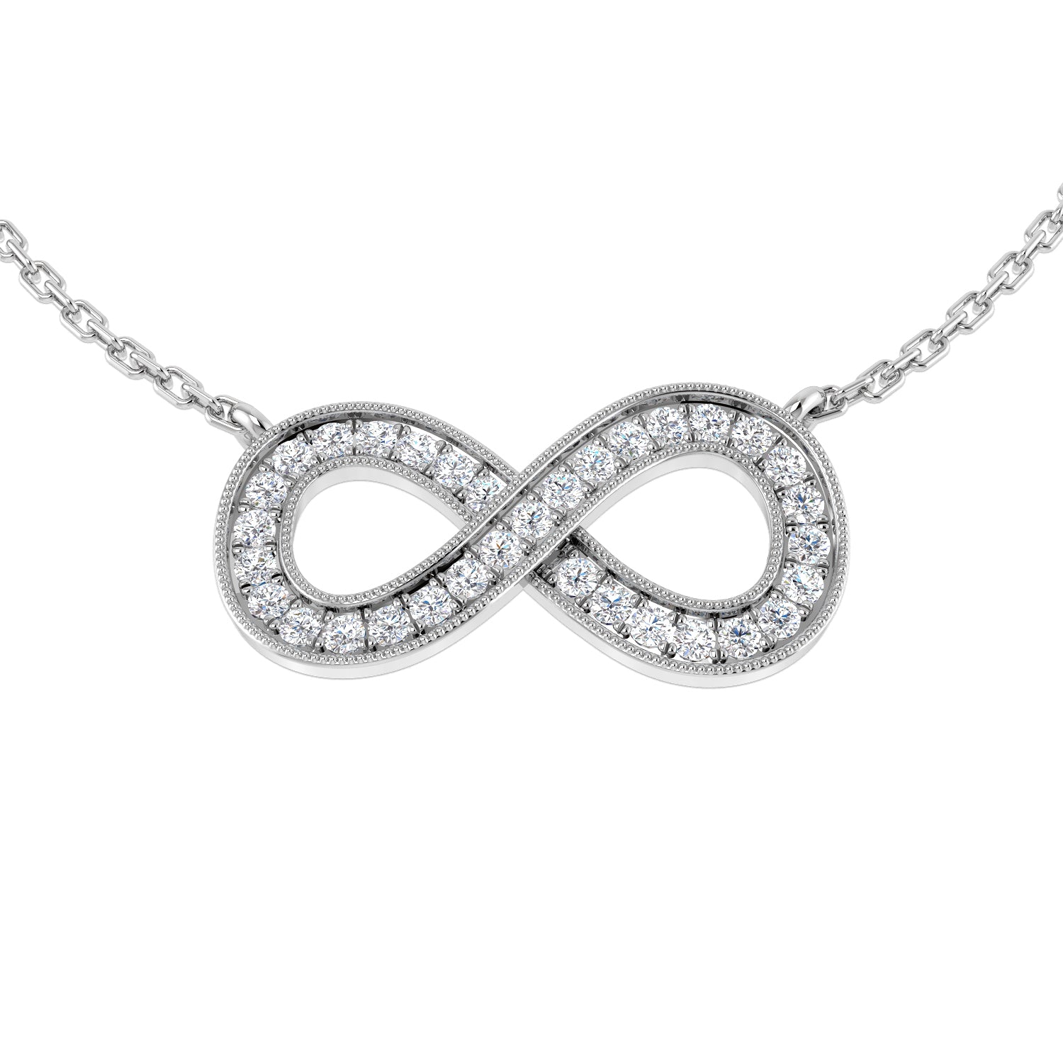 Round Diamond Necklace