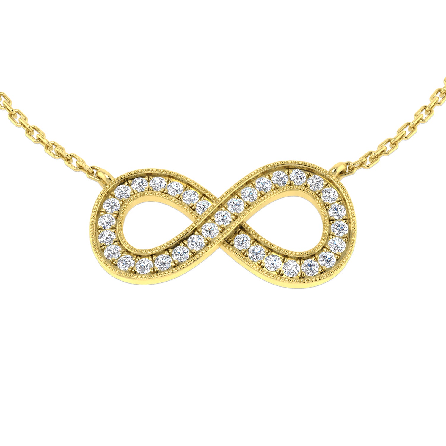 Round Diamond Necklace