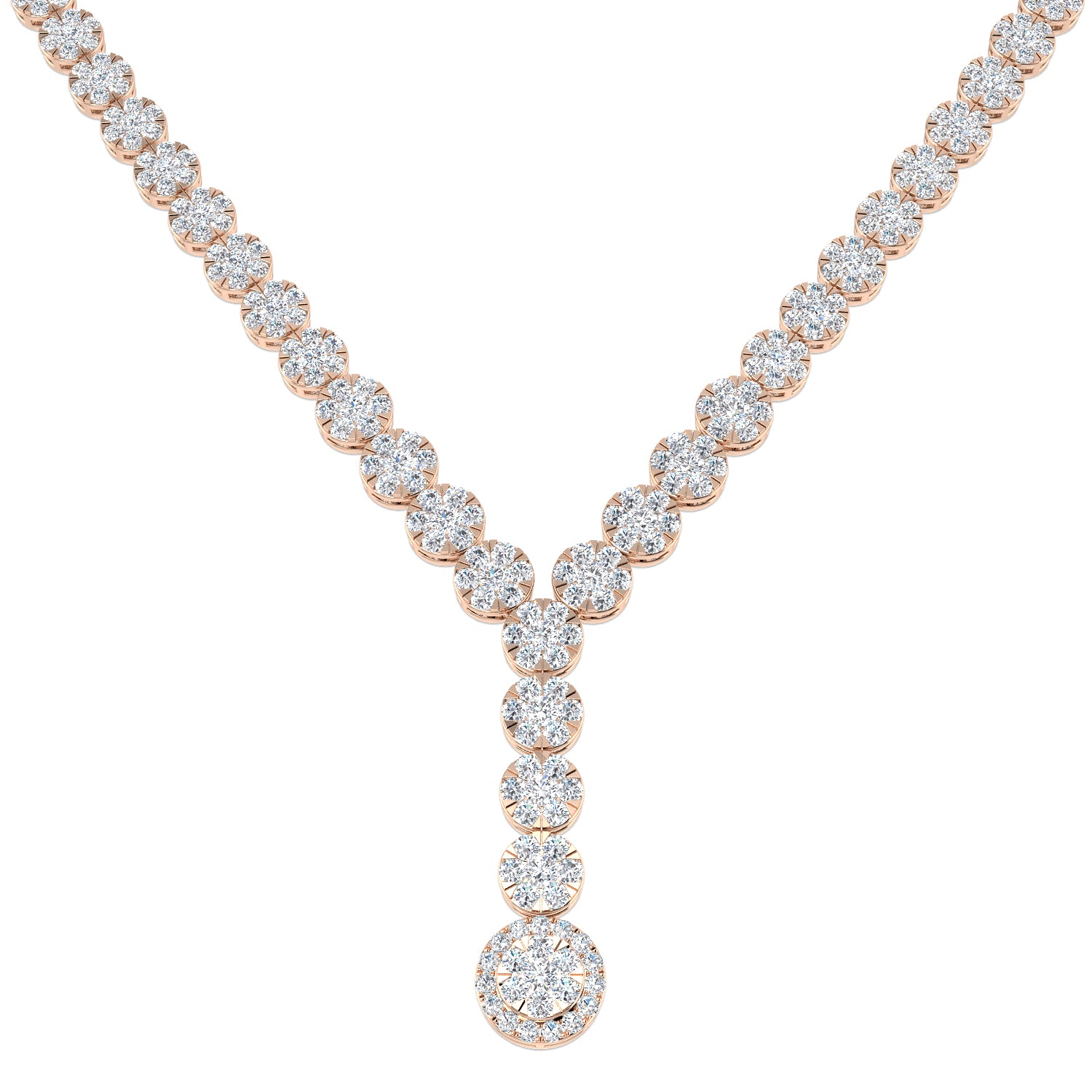 Round Diamond Necklace