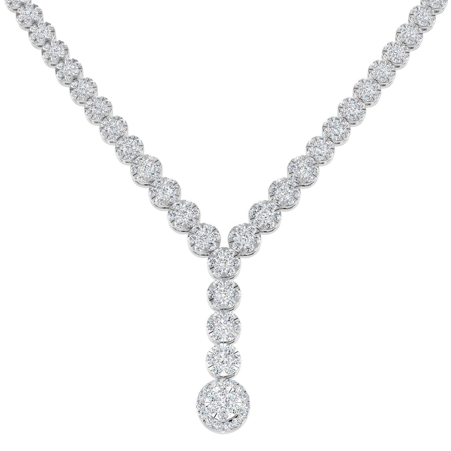 Round Diamond Necklace