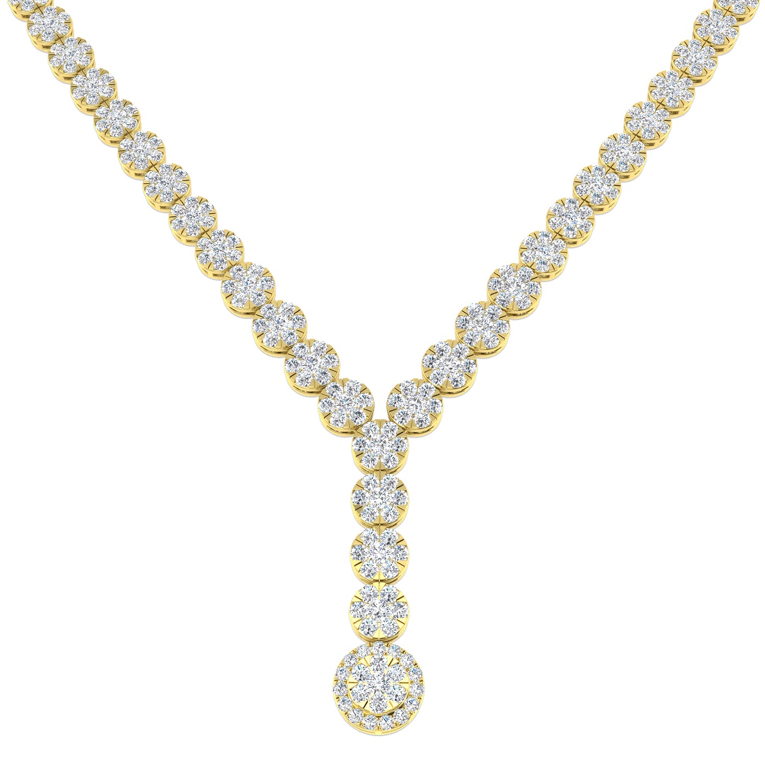 Round Diamond Necklace