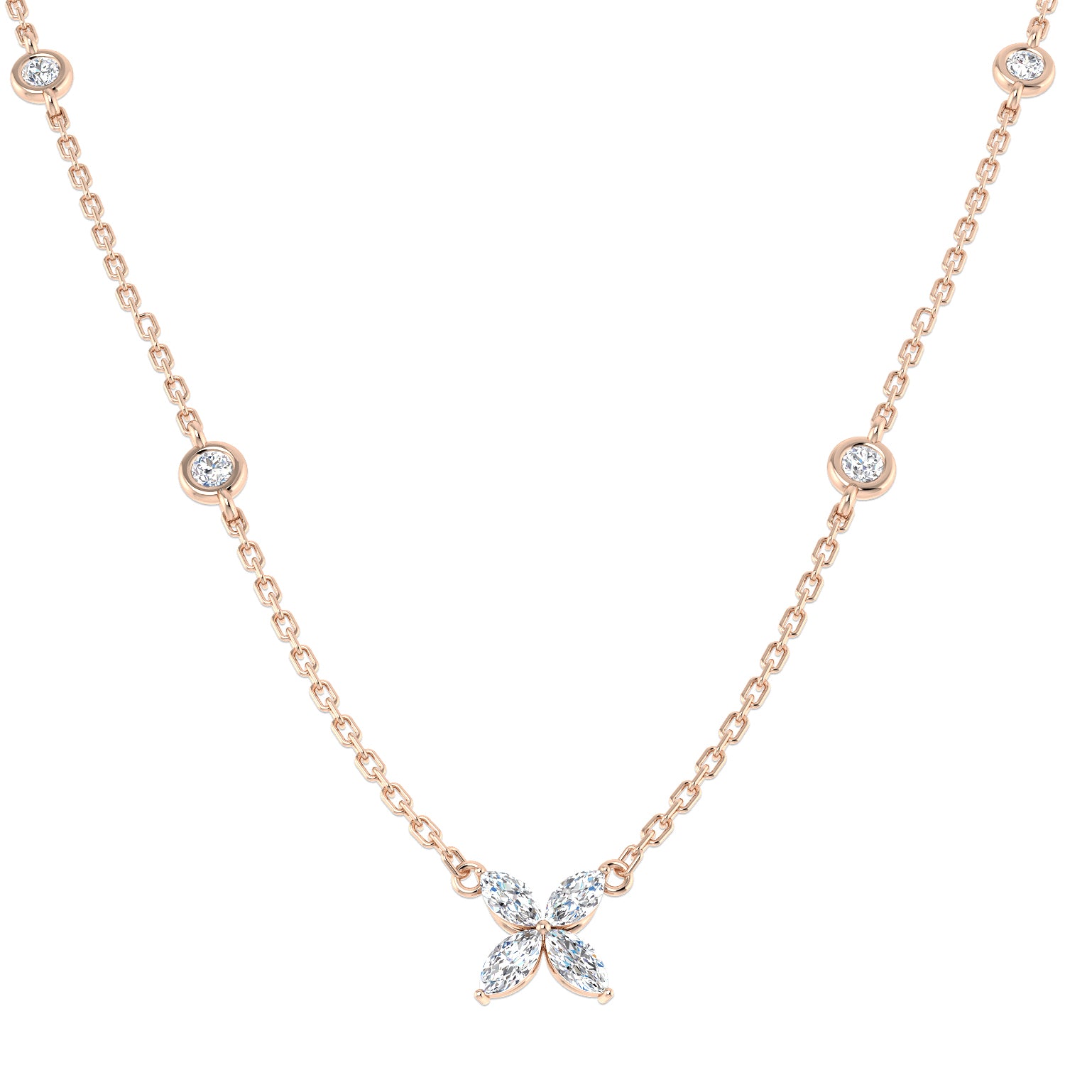 Marquise Diamond Necklace