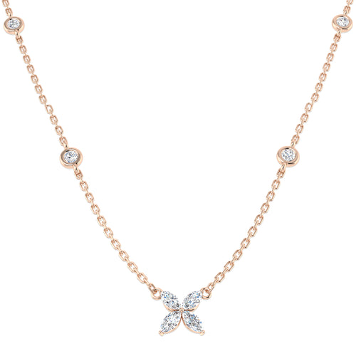 Marquise Diamond Necklace