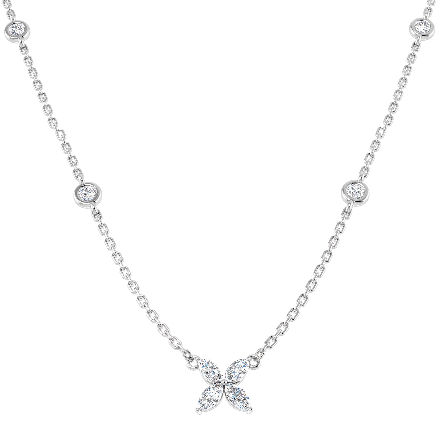 Marquise Diamond Necklace