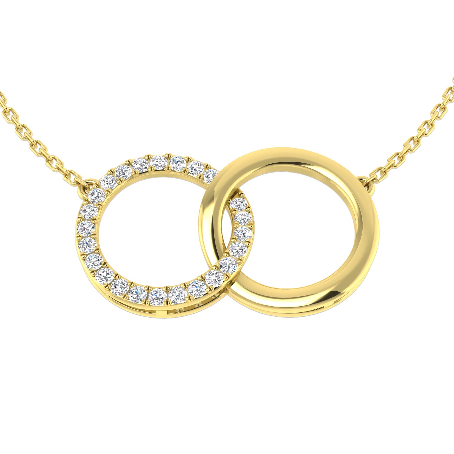 Round Diamond Necklace