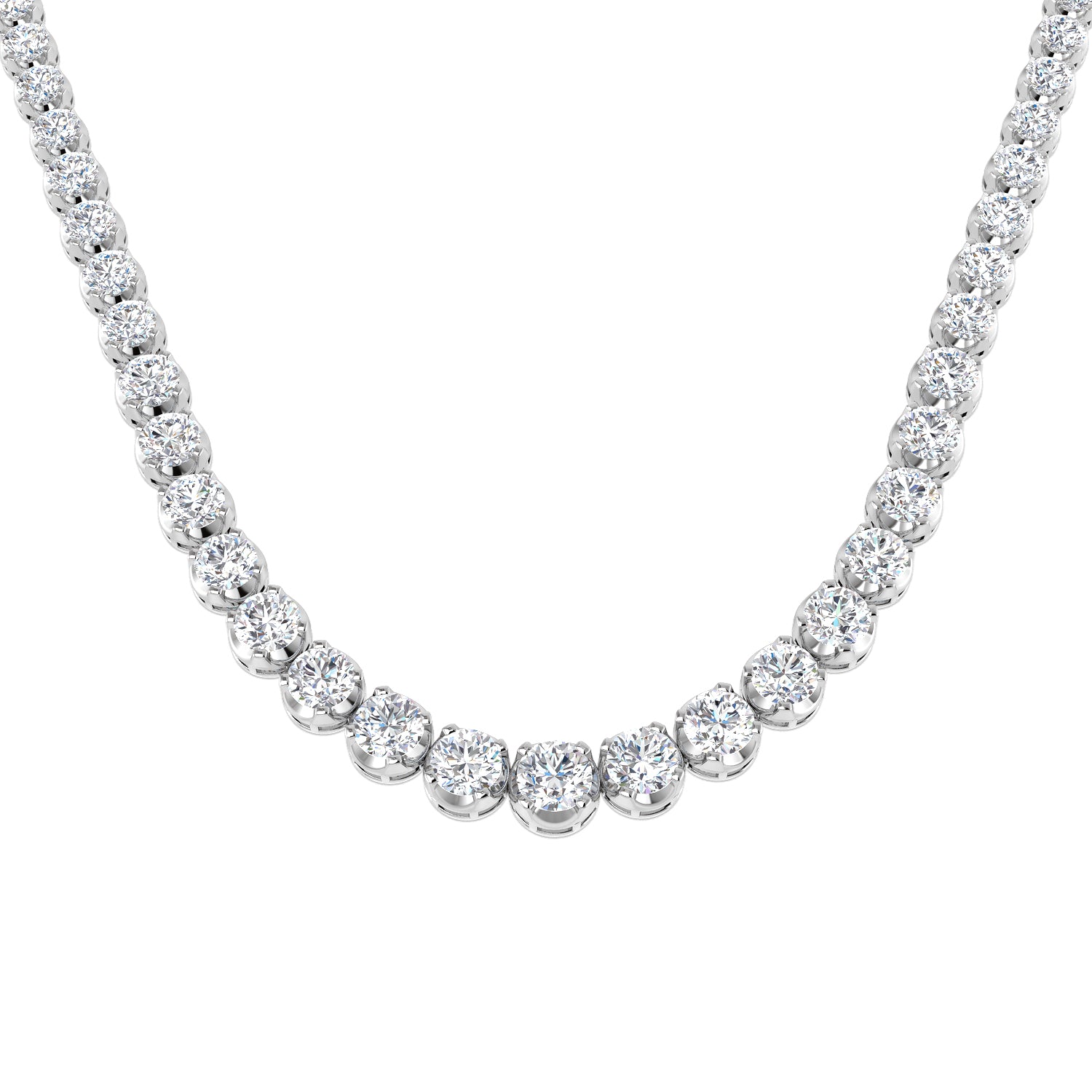 Round Diamond Necklace