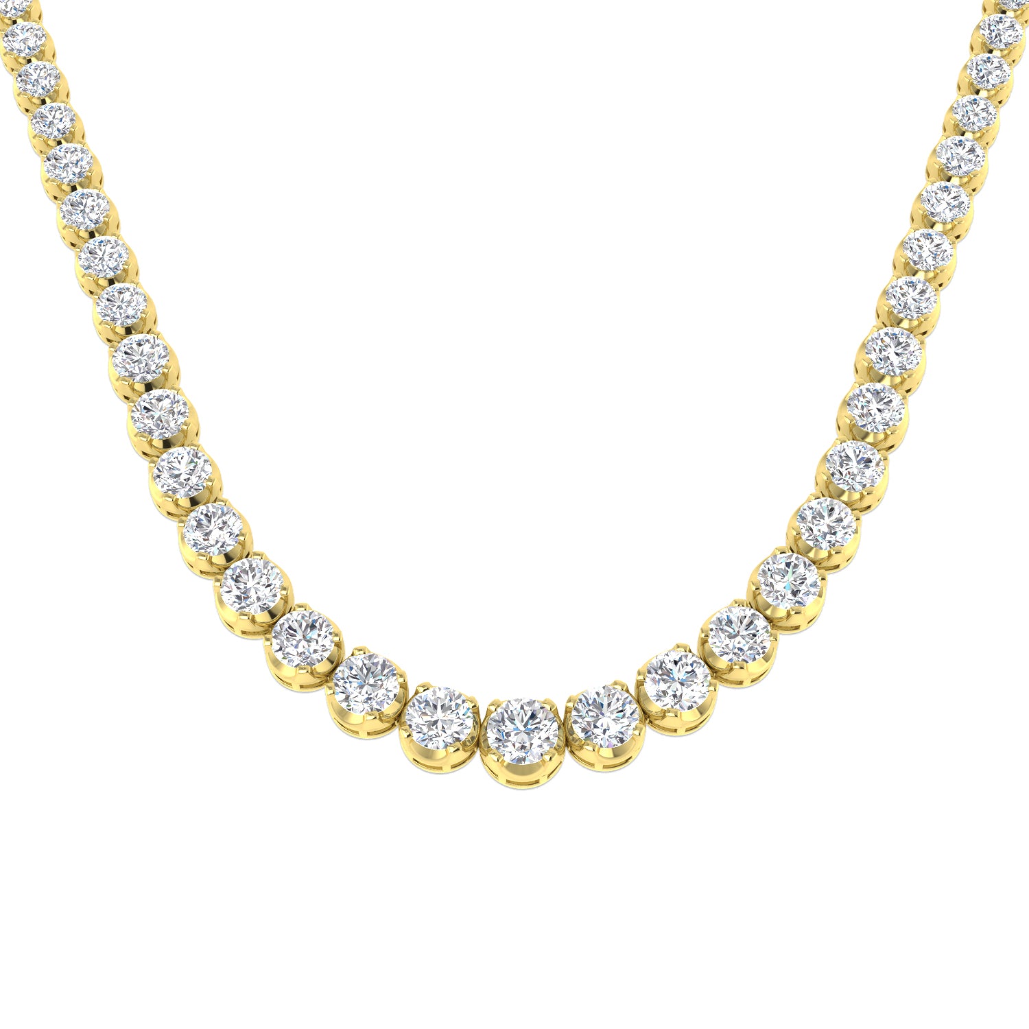 Round Diamond Necklace