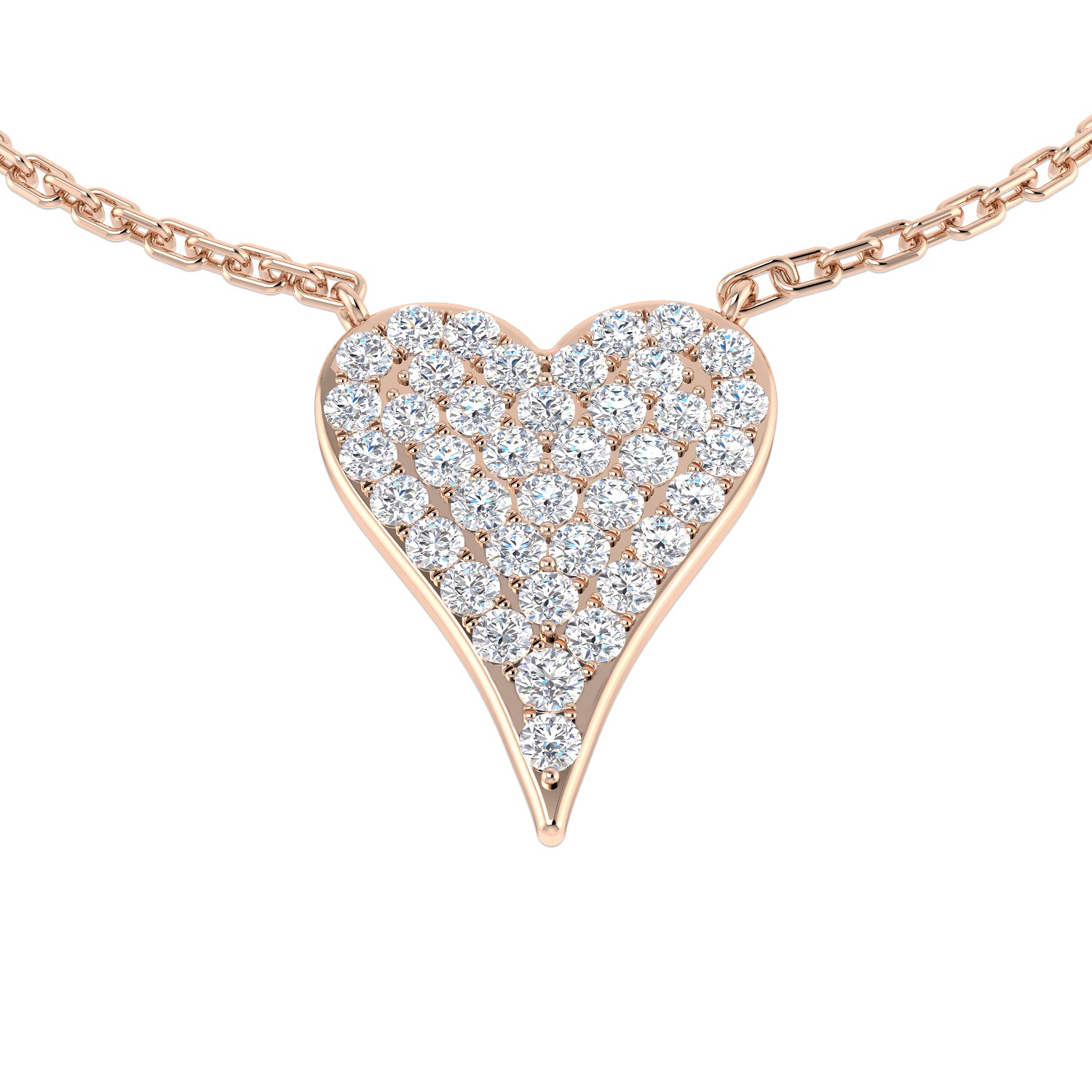 Round Diamond Necklace
