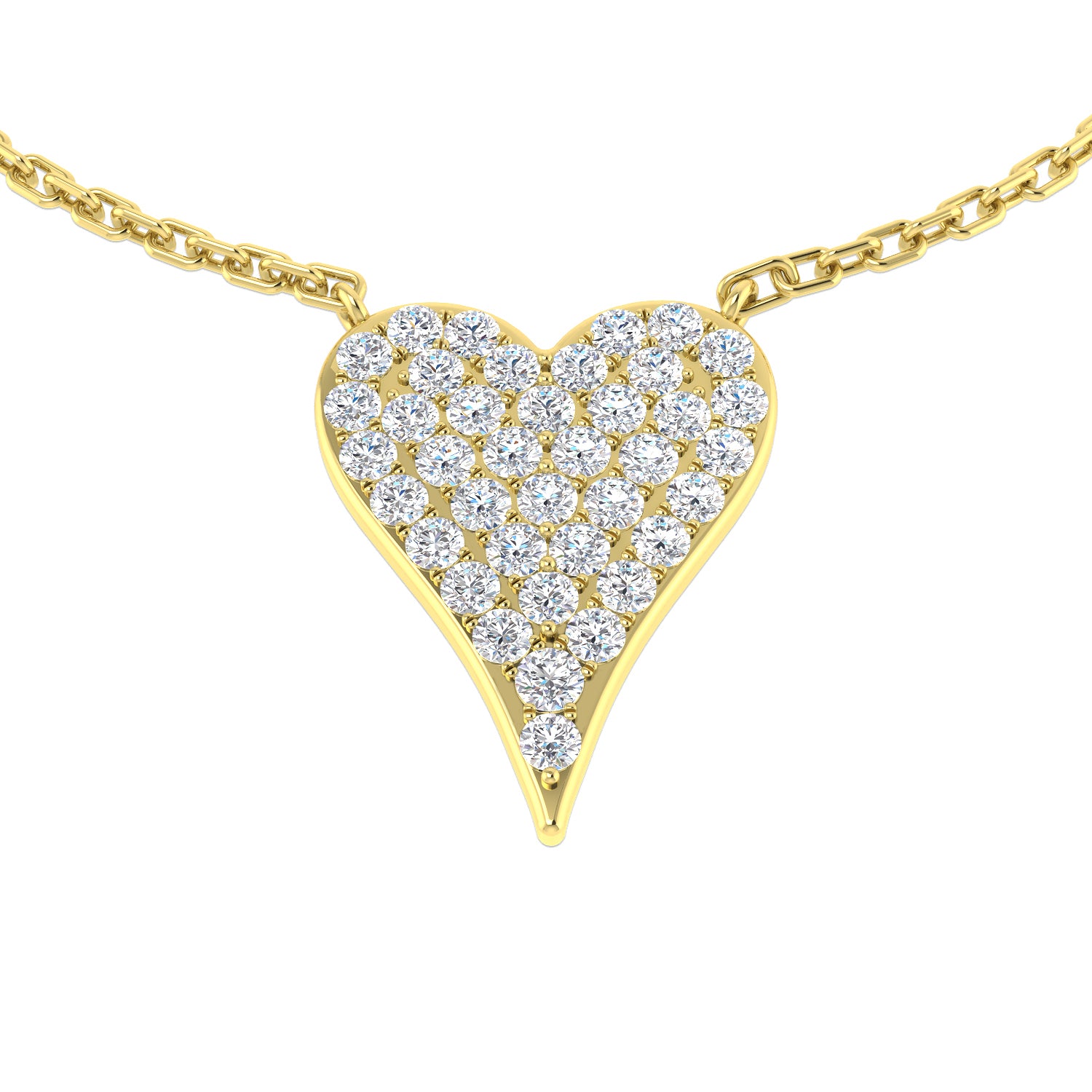 Round Diamond Necklace