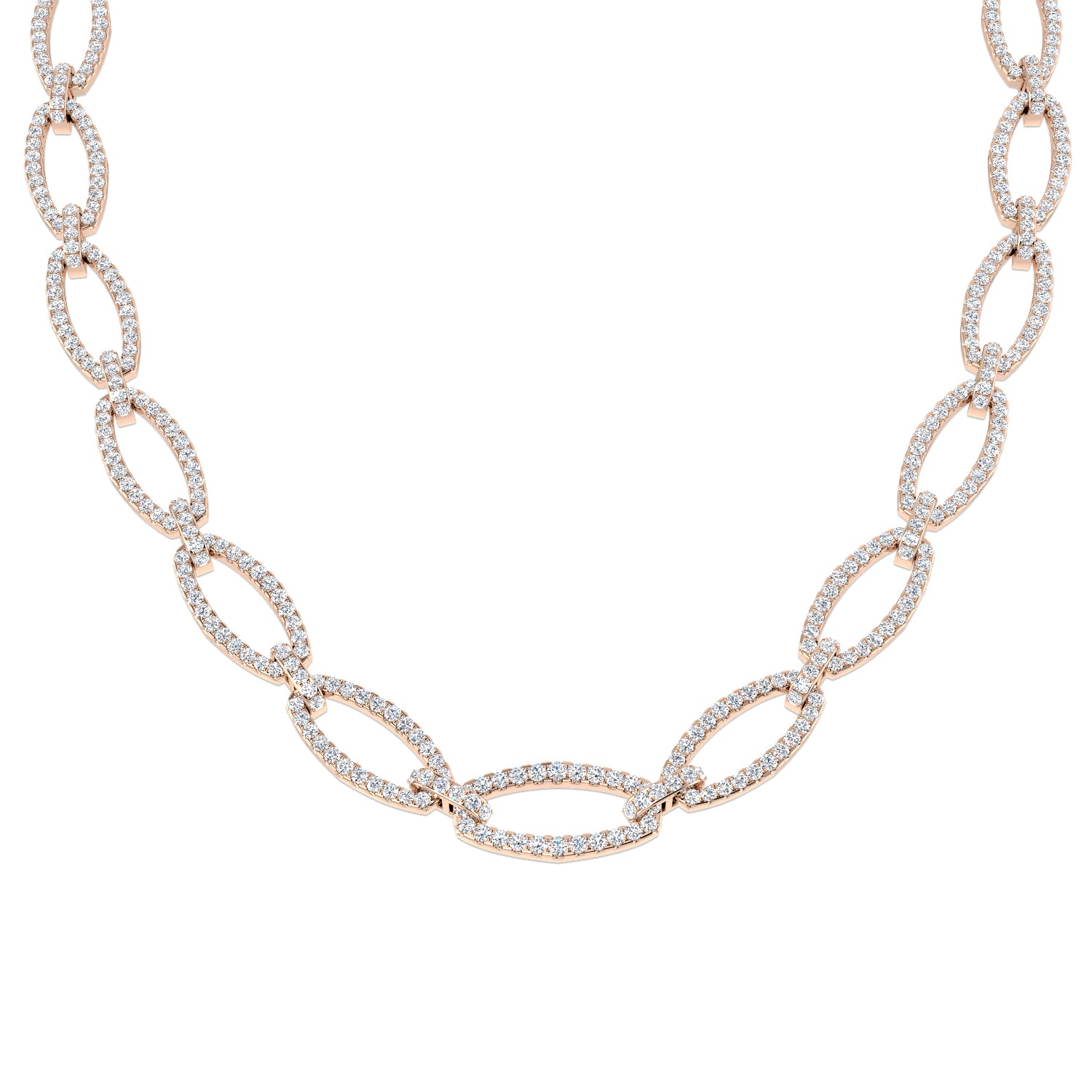 Round Diamond Necklace