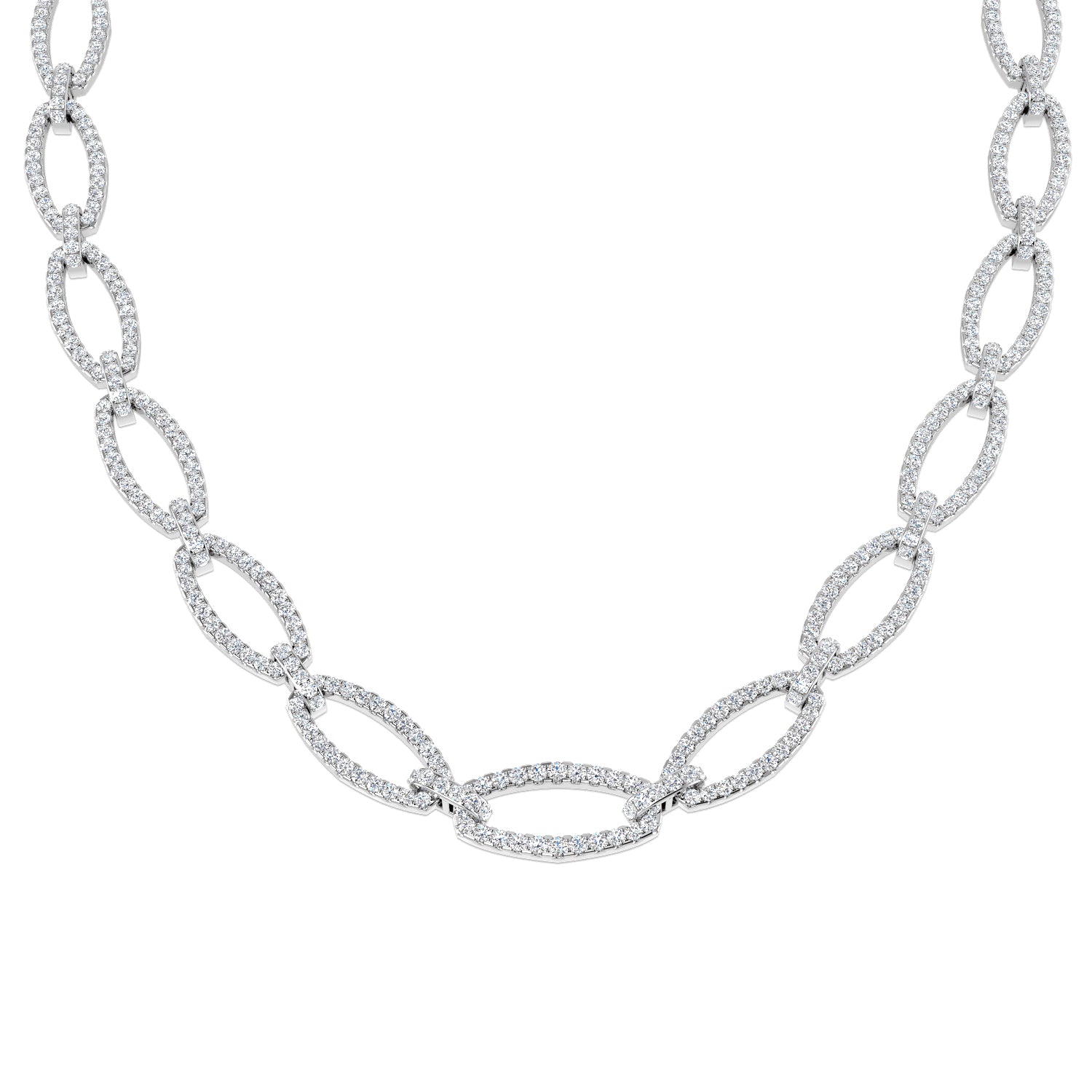 Round Diamond Necklace