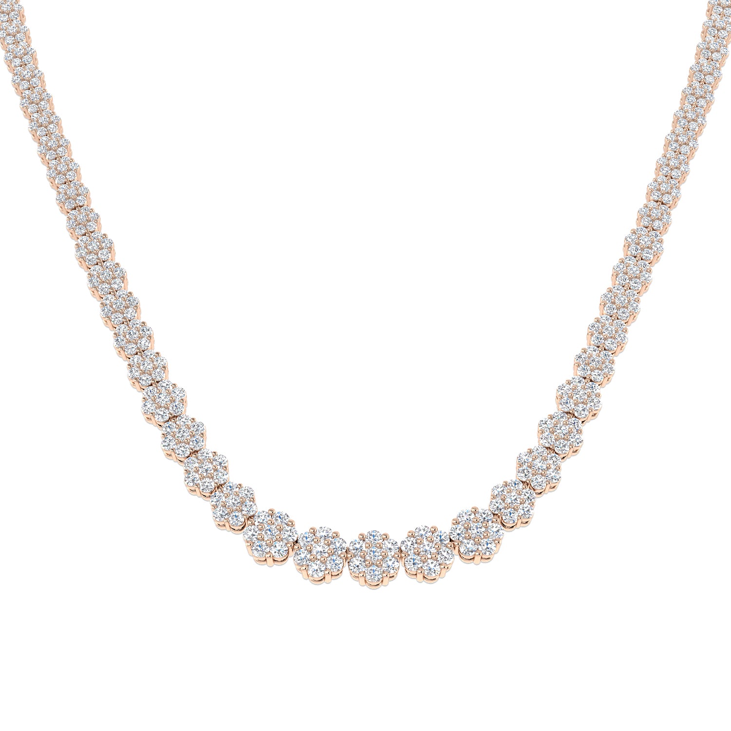 Round Diamond Necklace