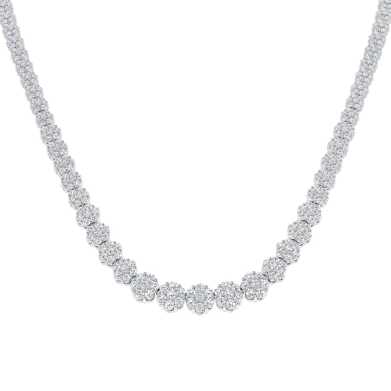 Round Diamond Necklace