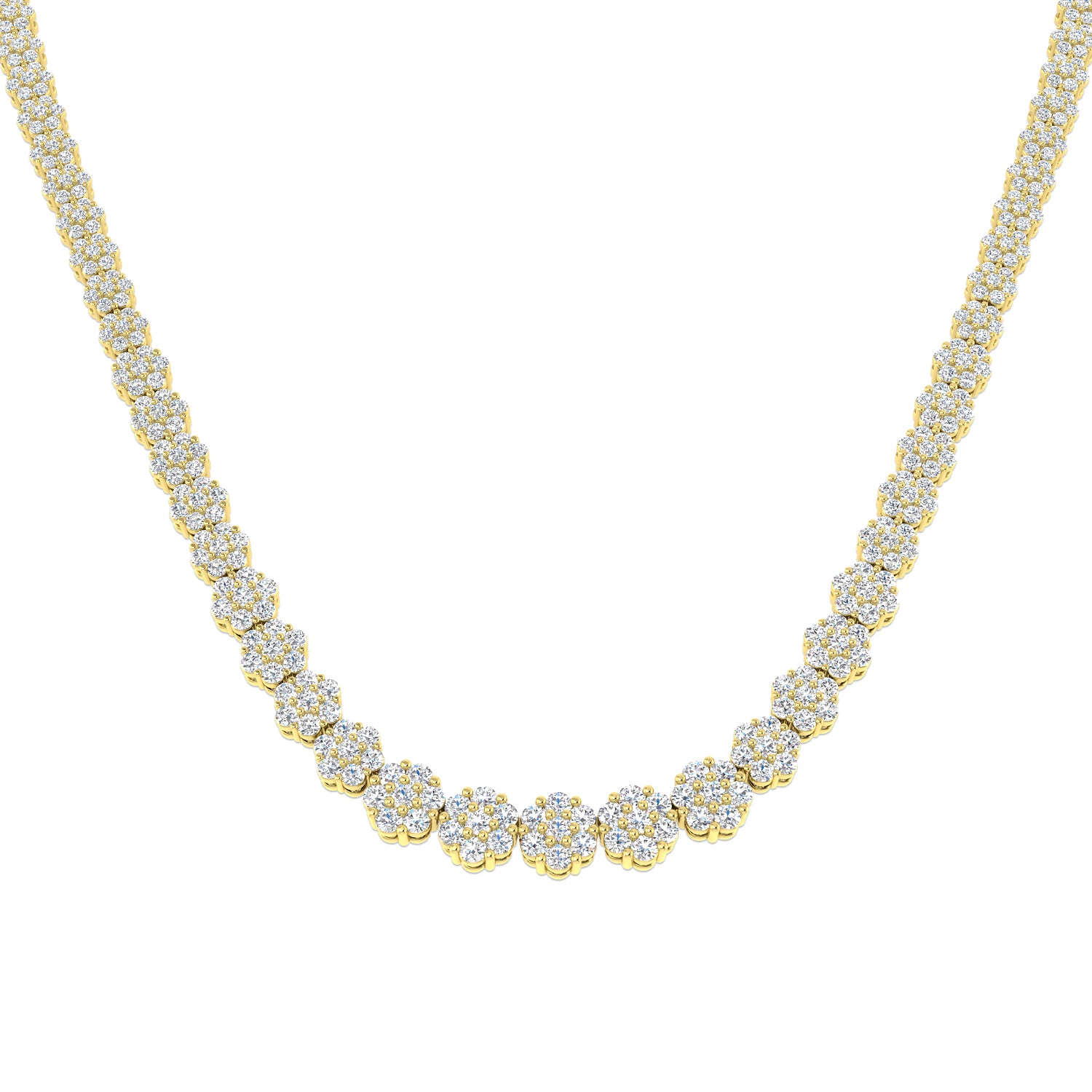 Round Diamond Necklace