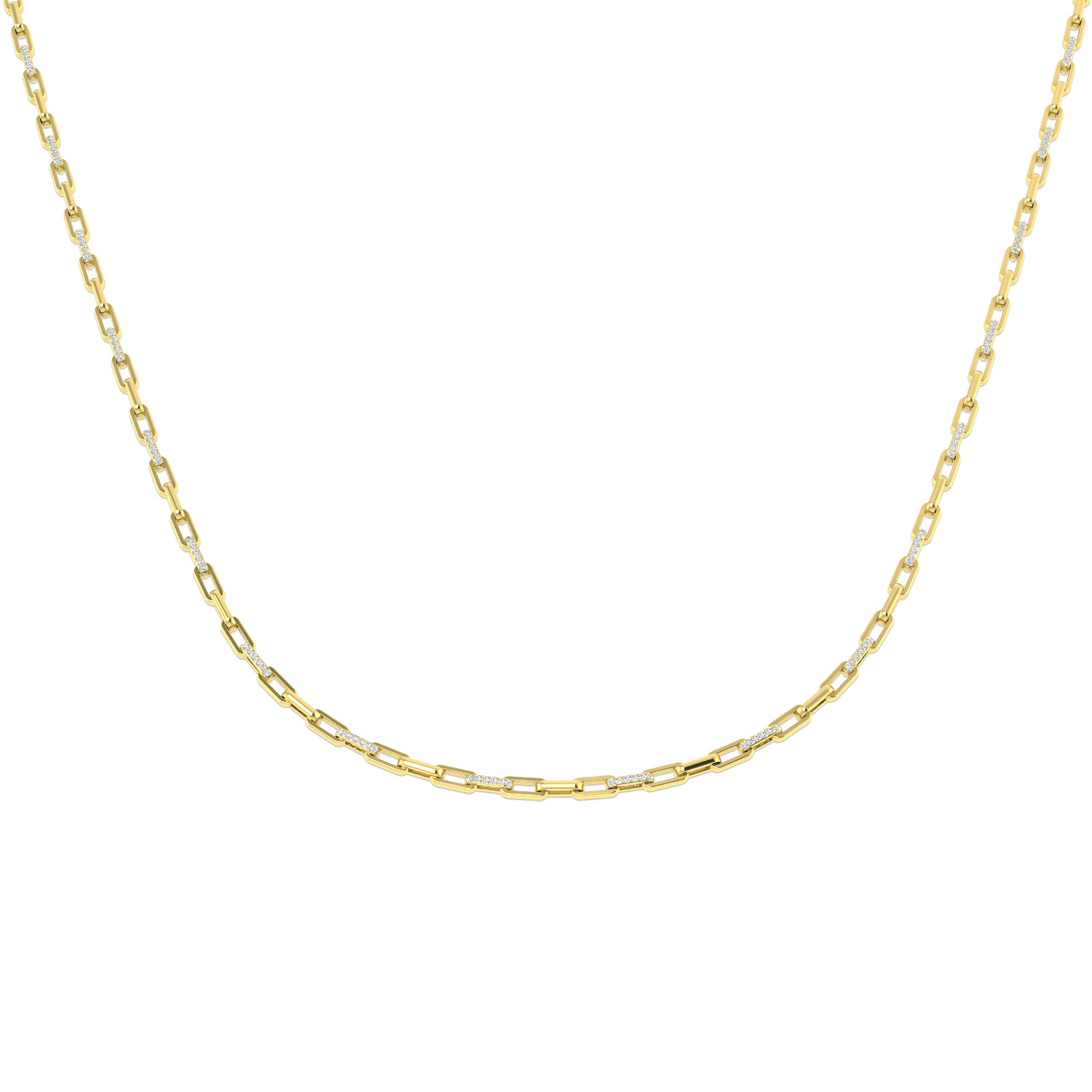 Round Diamond Necklace