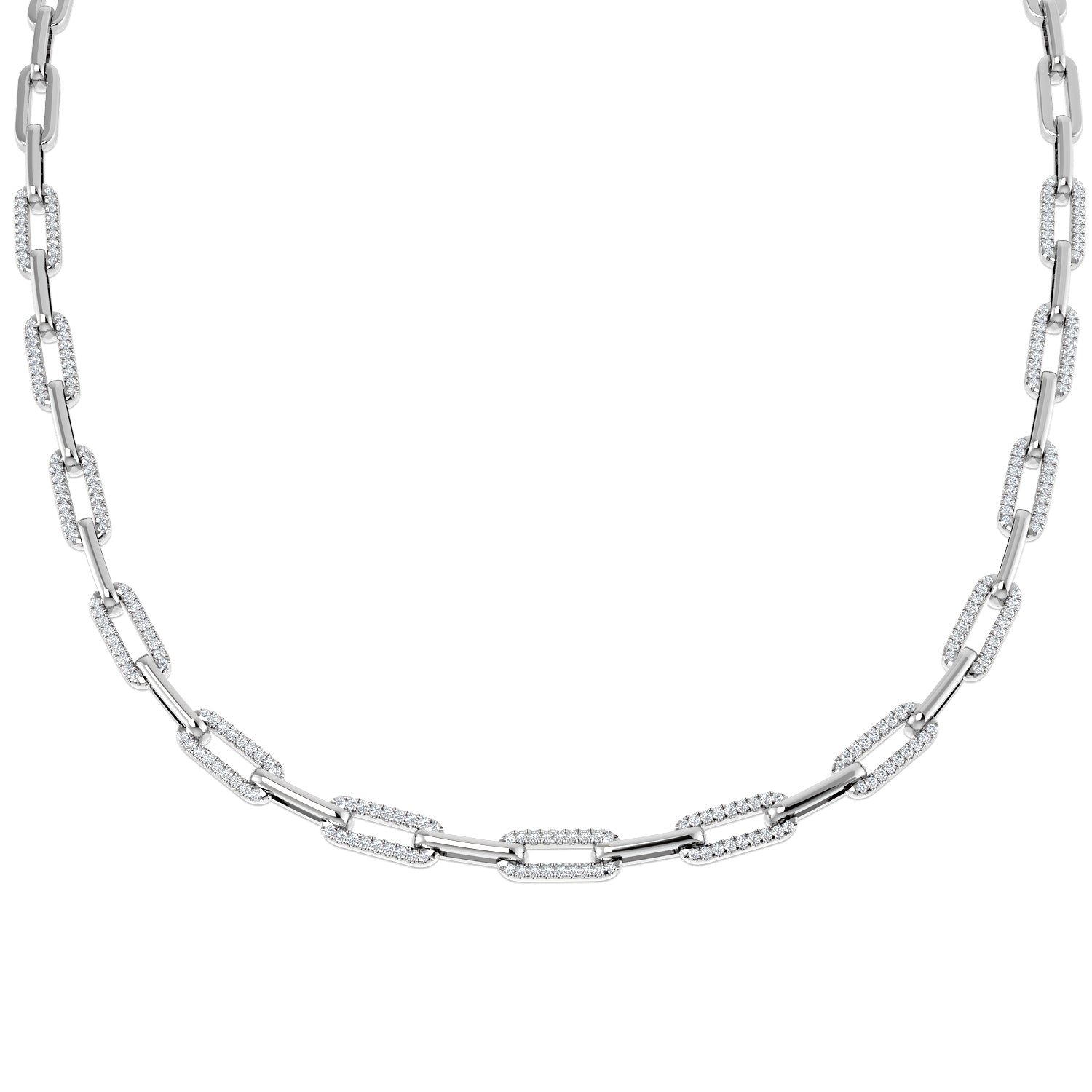 Round Diamond Necklace
