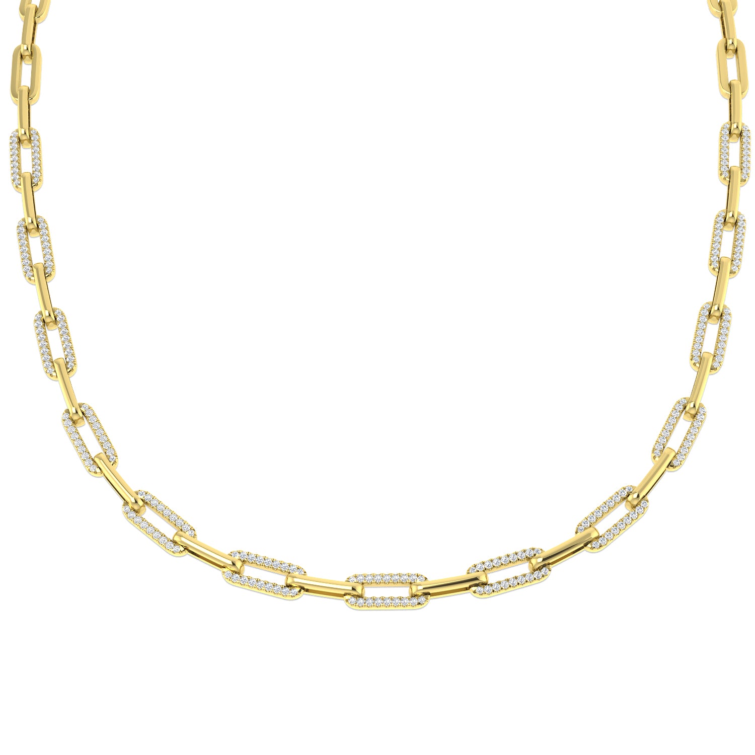 Round Diamond Necklace
