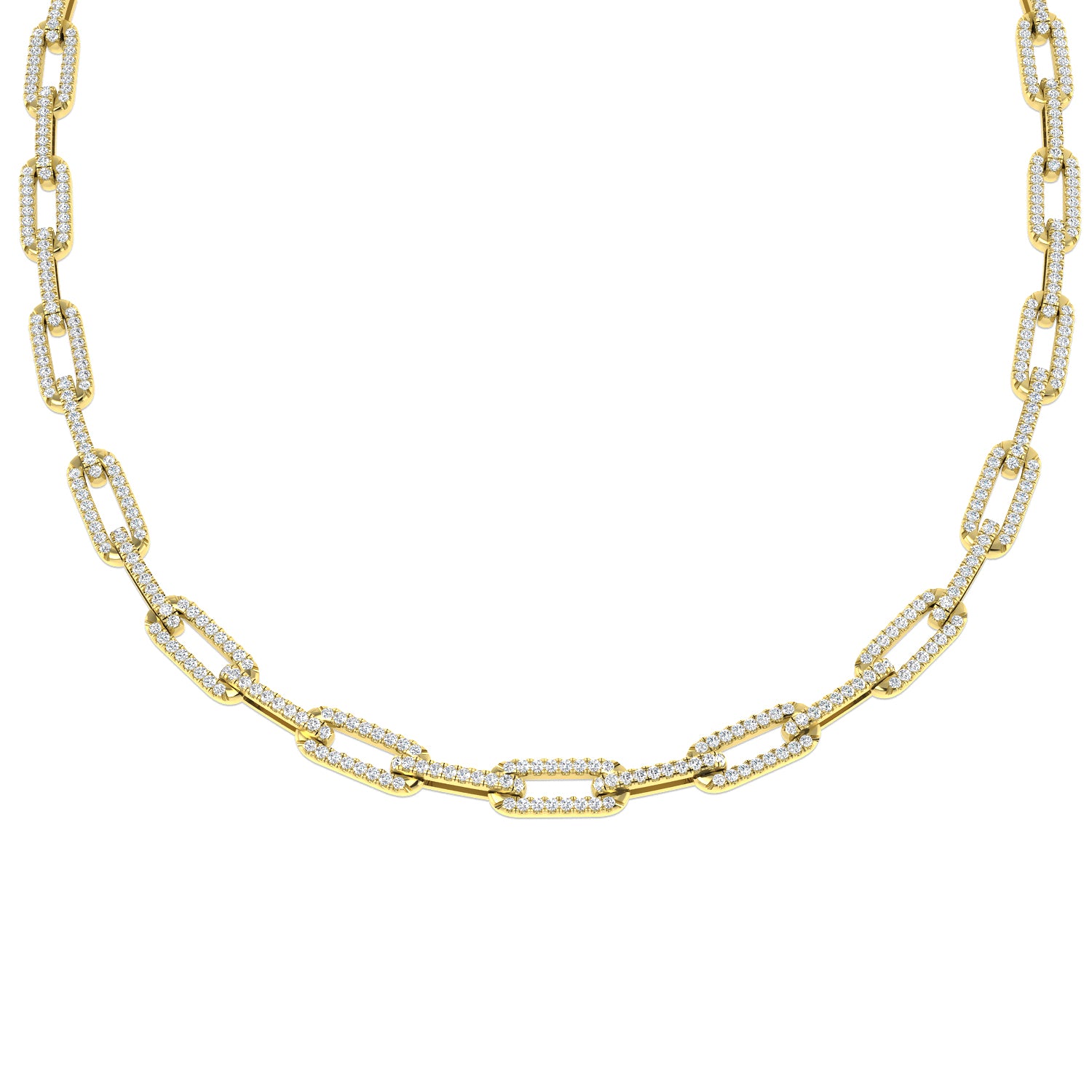 Round Diamond Necklace