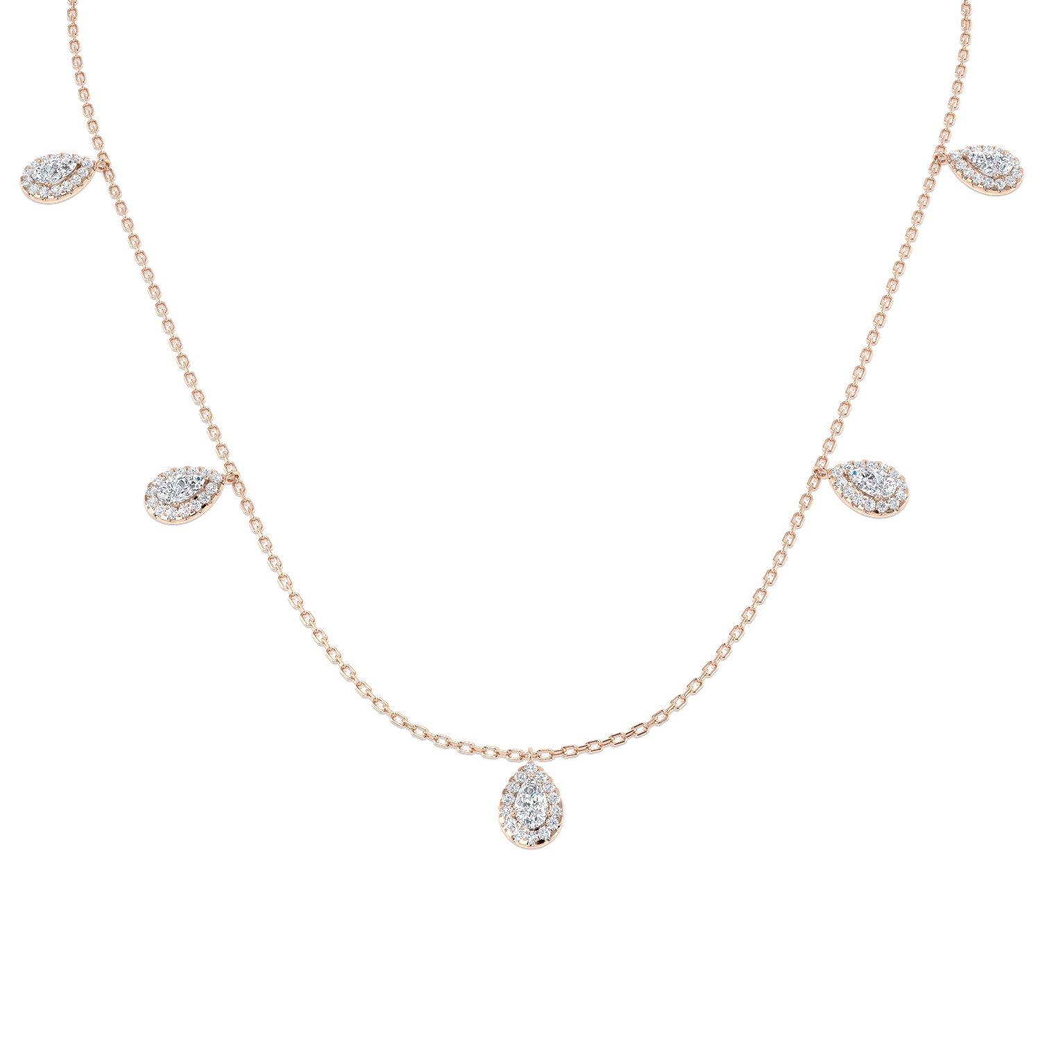 Round Diamond Necklace