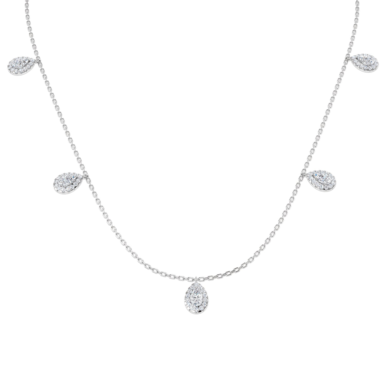 Round Diamond Necklace