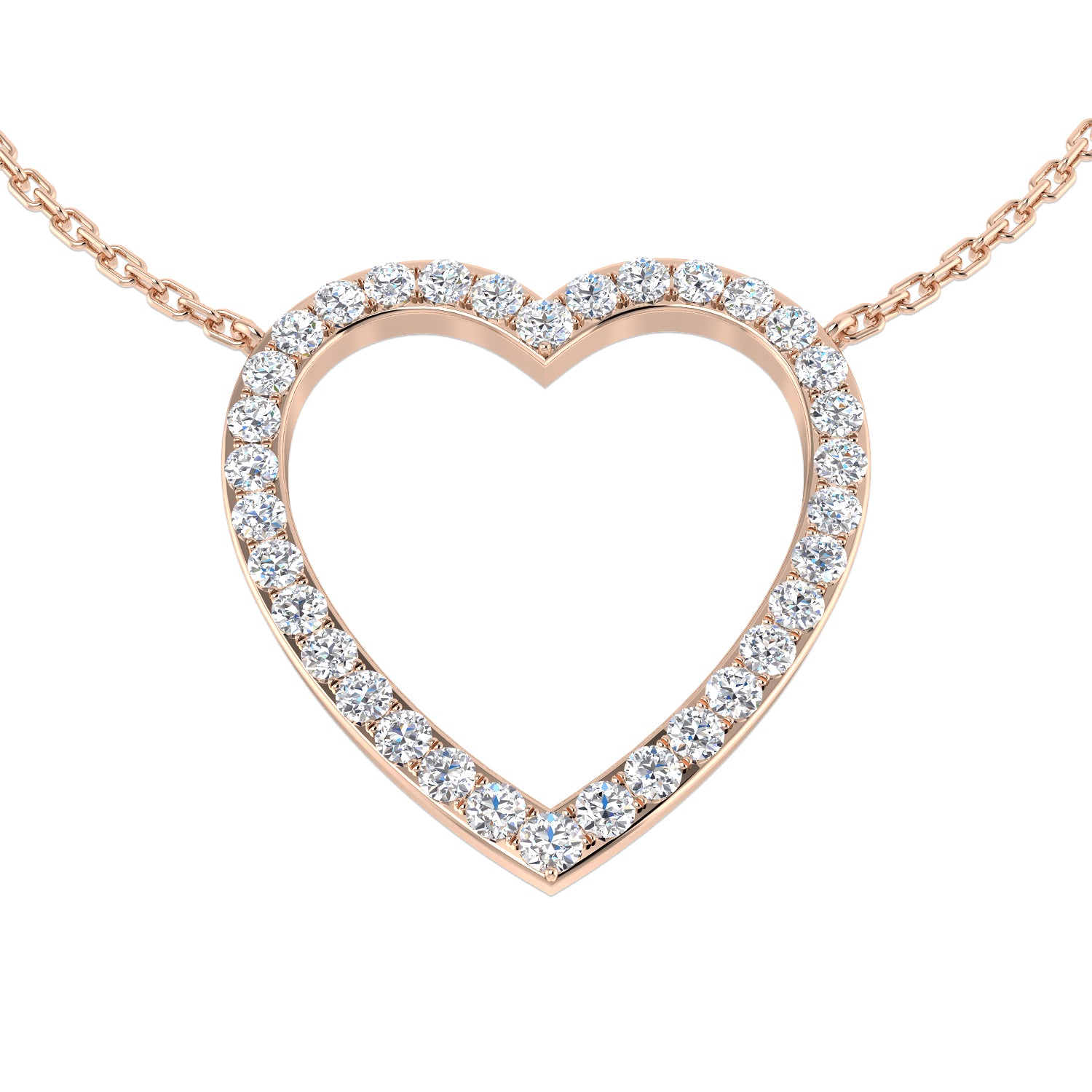 Round Diamond Necklace