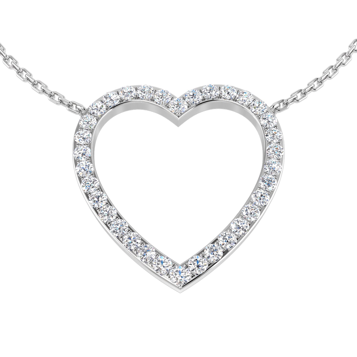Round Diamond Necklace