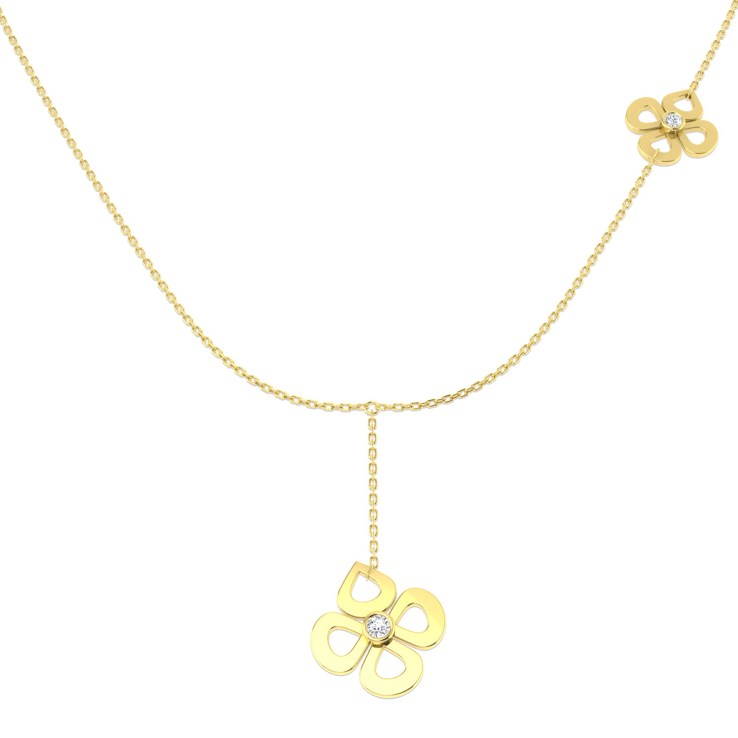 Round Diamond Necklace