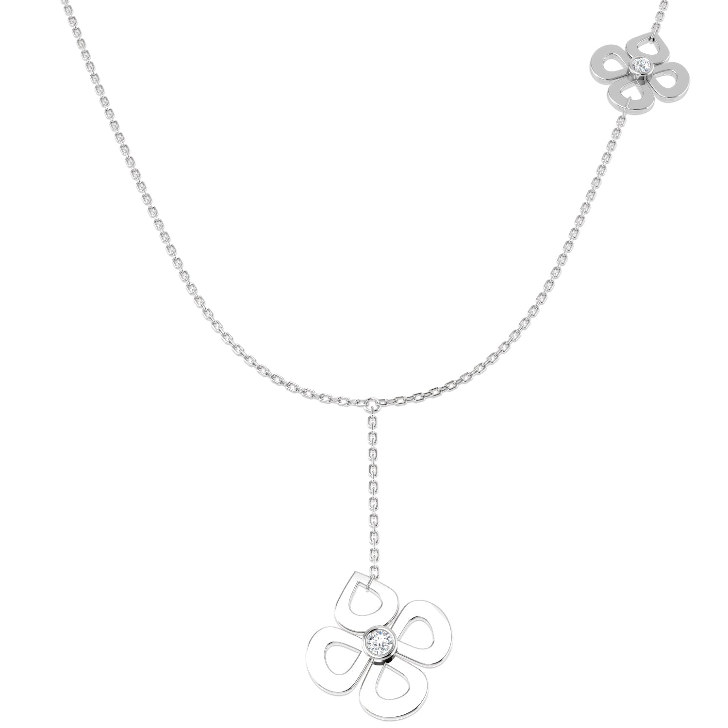 Round Diamond Necklace