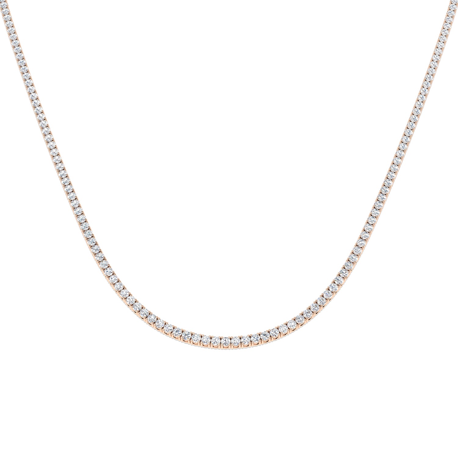 Round Diamond Necklace