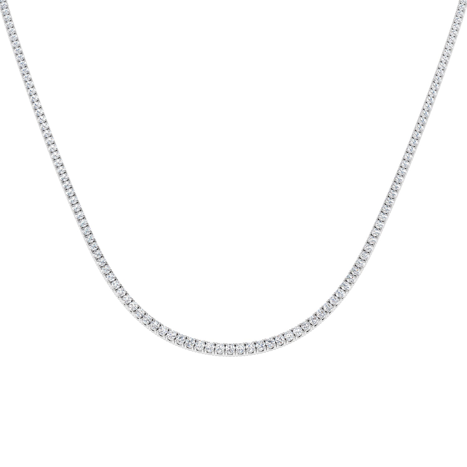 Round Diamond Necklace