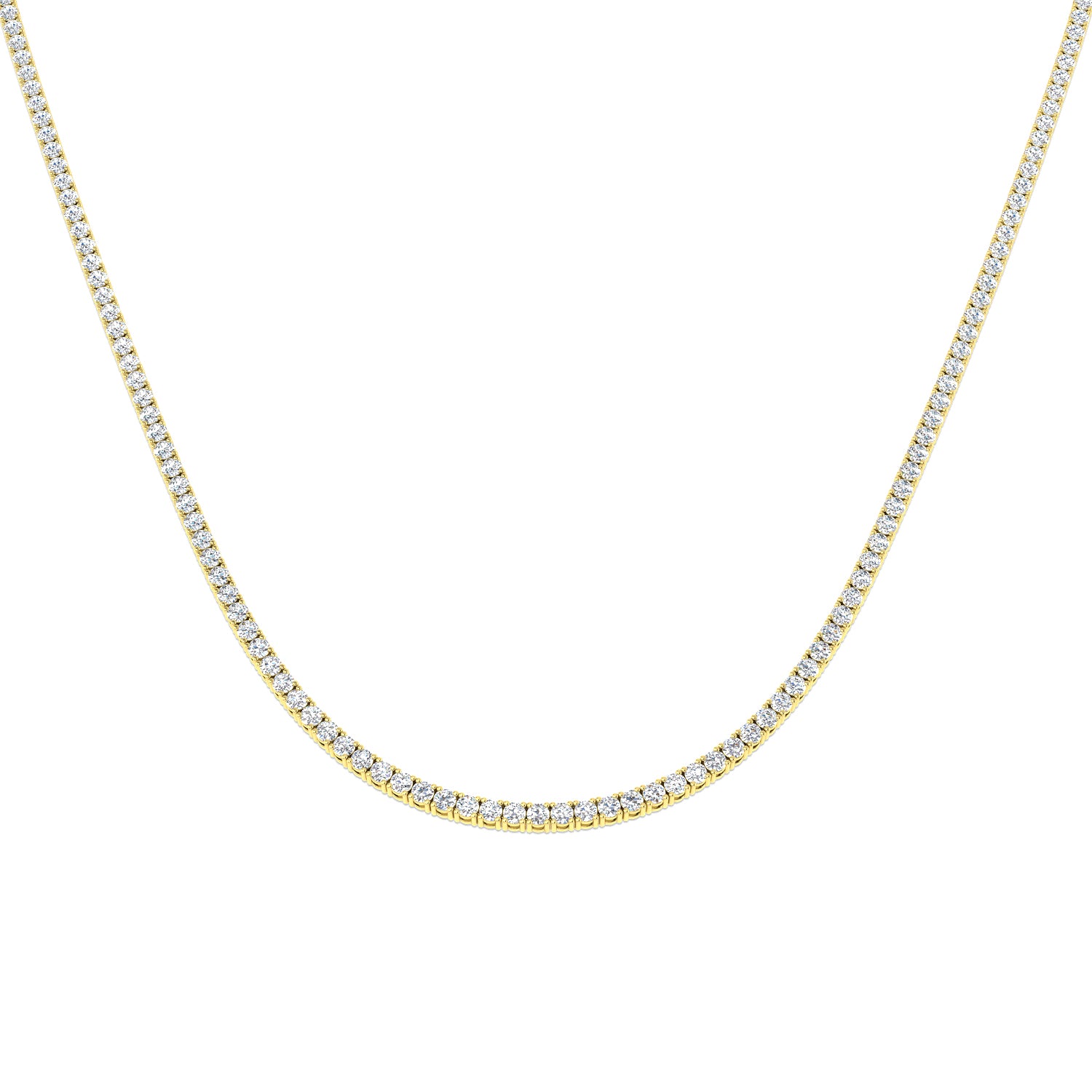 Round Diamond Necklace
