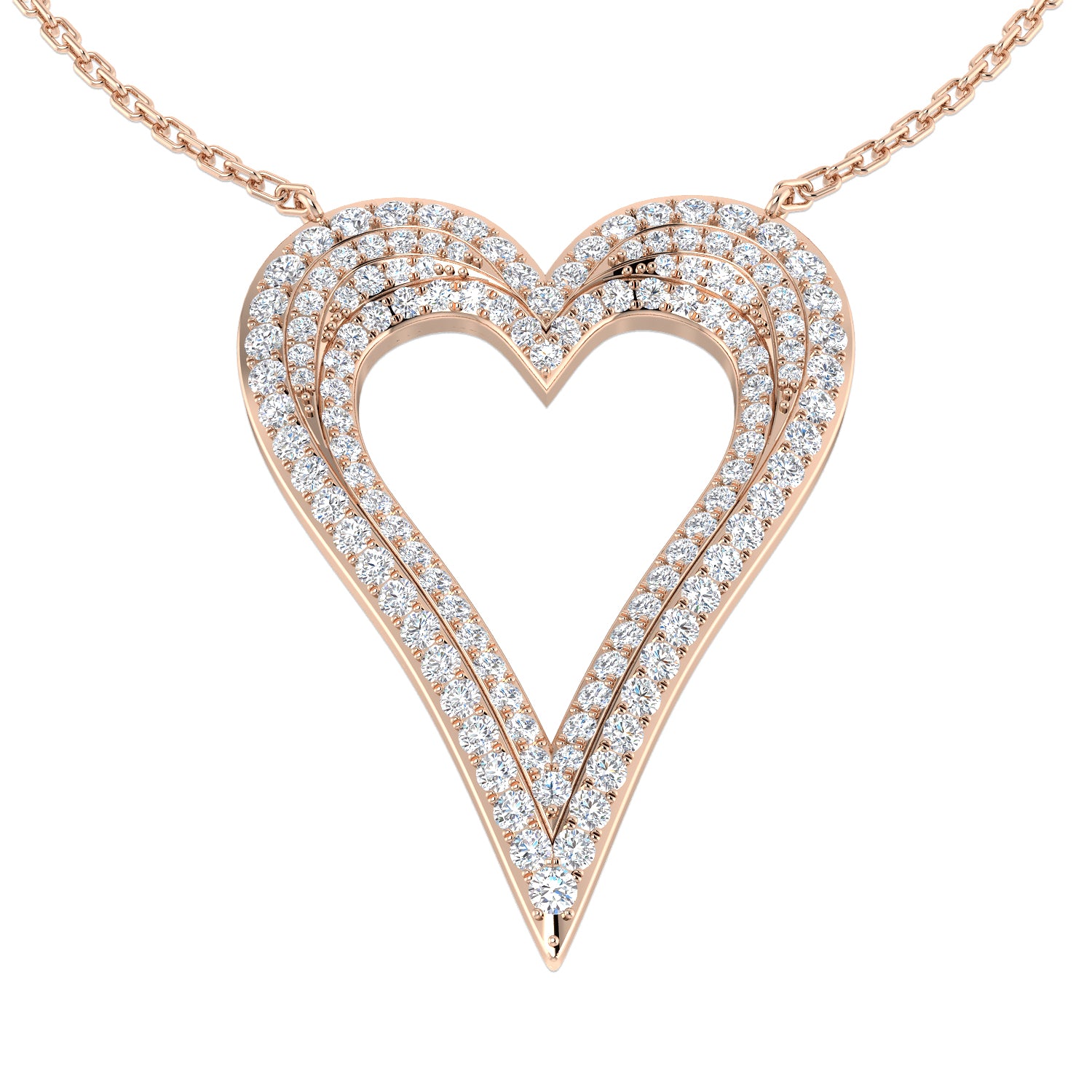 Round Diamond Necklace