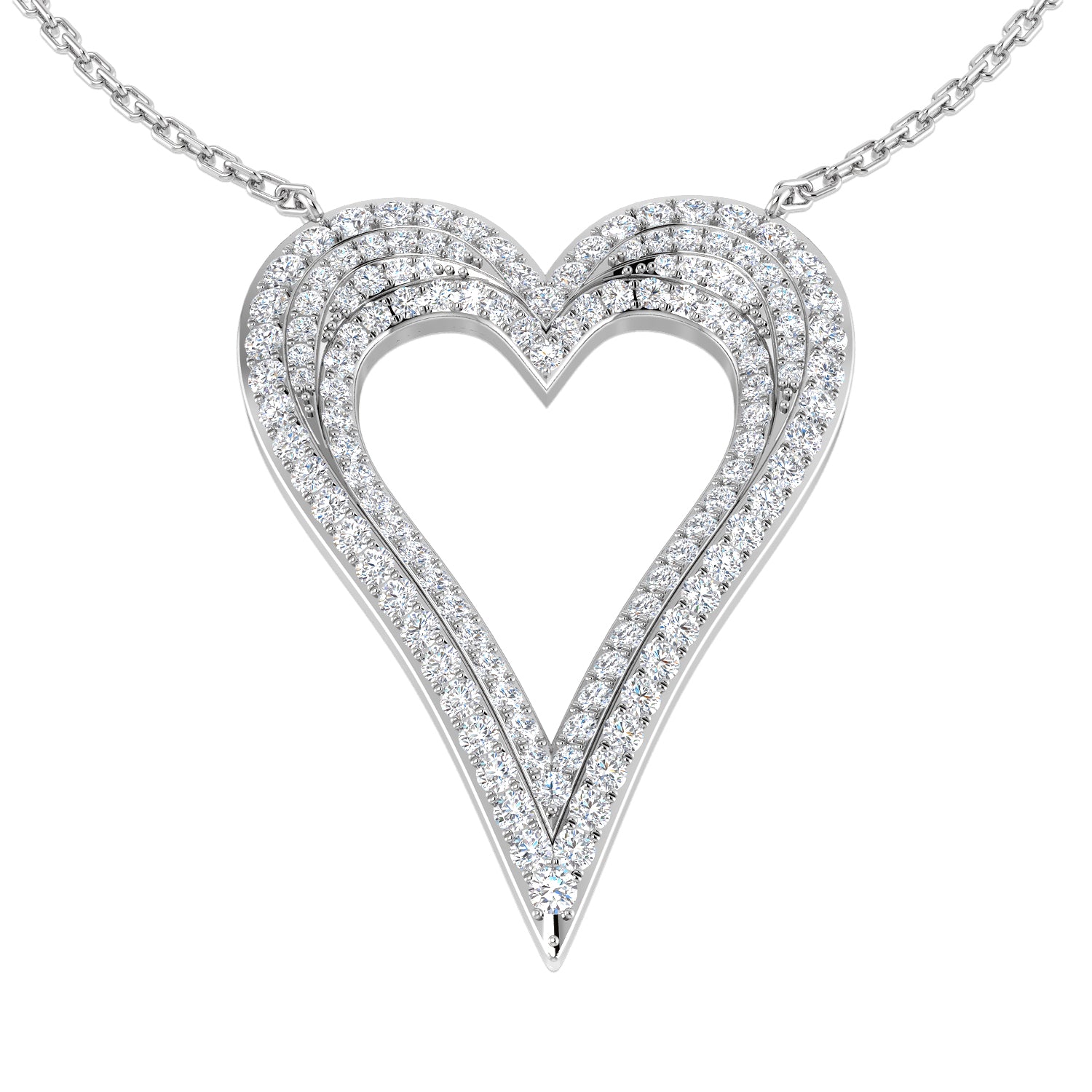 Round Diamond Necklace